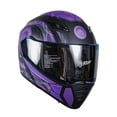 thumbnail image 1 of Casco Abatible Para Moto Kov Cyborg Morado/ Negro Talla XXL KOV Cyborg, 1 of 2