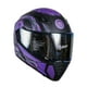 thumbnail image 1 of Casco Abatible Para Moto Kov Cyborg Morado/ Negro Talla XXL KOV Cyborg, 1 of 2