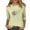 Yellow, variant on Aloohaidyvio 3/4 Sleeve Shirts for Women,Womens Round Neck Soft 3/4 Sleeve Tops Trendy Basic T-Shirts Loose Cute Tunic Tee Blouses Fit Pullover