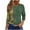 A-Olive Green, variant on ZQUUVOU Women's T-Shirts Casual Print Crew Neck 3/4 Sleeve Tops(C-Pink,4XL)