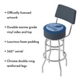 thumbnail image 3 of Seattle Super Sonics Hardwood Classics Swivel Bar Stool w/Back, 3 of 6