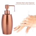 thumbnail image 3 of Dispensador de líquido de jabón Jadeshay de acero inoxidable 350 ml color oro rosa, 3 of 8