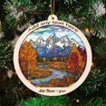 thumbnail image 3 of National Park Stained Glass Suncatcher Ornament – Text Christmas 2025 Tree Decoration Gift for Family, Friends, Man & Woman, 3 of 6