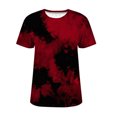 thumbnail image 4 of MEICHEN Women's Shirt T Shirt Glitter Shirt Fashion Starry Summer Shirt Round Neck Short Sleeve Top Outfit, 4 of 9