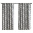 thumbnail image 5 of Better Homes & Gardens Leaves Rod Pocket Blackout Curtain Panel, 1-Piece, Black, 50" W x 63" L, 5 of 7