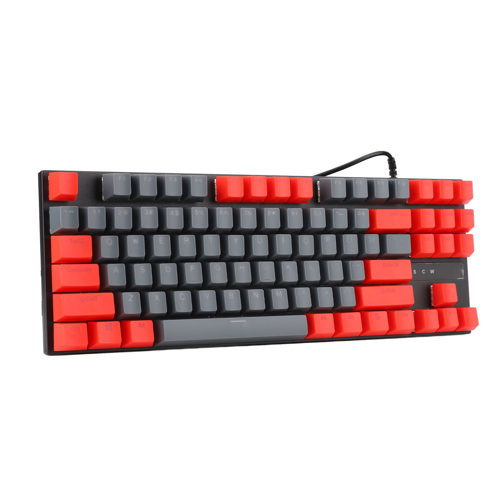 Red Switch Mechanical Keyboard, 87 Key 26 RGB Backlit Ergonomic USB