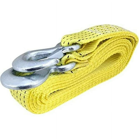 2 in. x 20 ft. Emergency Tow Strap with Hooks