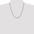 thumbnail image 2 of 14k White Gold 22 Inch 3mm Rope Chain Necklace Pendant Charm, 2 of 9