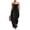 Black, variant on JULMCOMO Jumpsuits for Women Off Shoulder Sleeveless Summer Jumpsuits Tie Front Strapless Wide Leg Casual Baggy Overalls with Pockets Green S