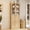 Nature Oak, variant on Homieasy 80'' Tall 6-Tier Bathroom Storage Cabinet, Linen Cabinet with Glass Doors and Adjustable Shelves, Nature Oak