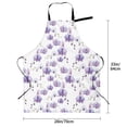 thumbnail image 6 of Goofa Orchids Flowers Printed Waterproof Apron 33" Chef Aprons for Men Heavy Duty Chemical Work Apron Adjustable Bib Apron, 6 of 9