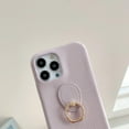 thumbnail image 3 of Compatible with iPhone 14 Pro Max Ring Stand Case 360 Degree Rotation Holder Kickstand Stand PU Leather Slim Luxury Shockproof Cover for Women Girls Purple, 3 of 9