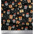 thumbnail image 3 of Soimoi Silk Fabric Dot,Star & Gift Box Party Printed Fabric 1 Yard 42 Inch Wide, 3 of 3