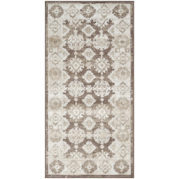 Nourison Dekor 2' x 4' Ivory Brown Vintage Indoor Rug