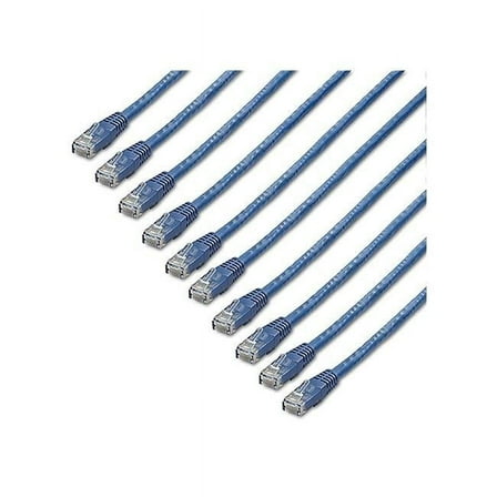 6 ft. Cat6 Cord Pack Patch Cable, Blue