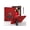 Red, variant on Case for iPad 2, iPad 3, iPad 4 with Kickstand, Heavy Duty Shockproof Protective Cover with Stylus Pen