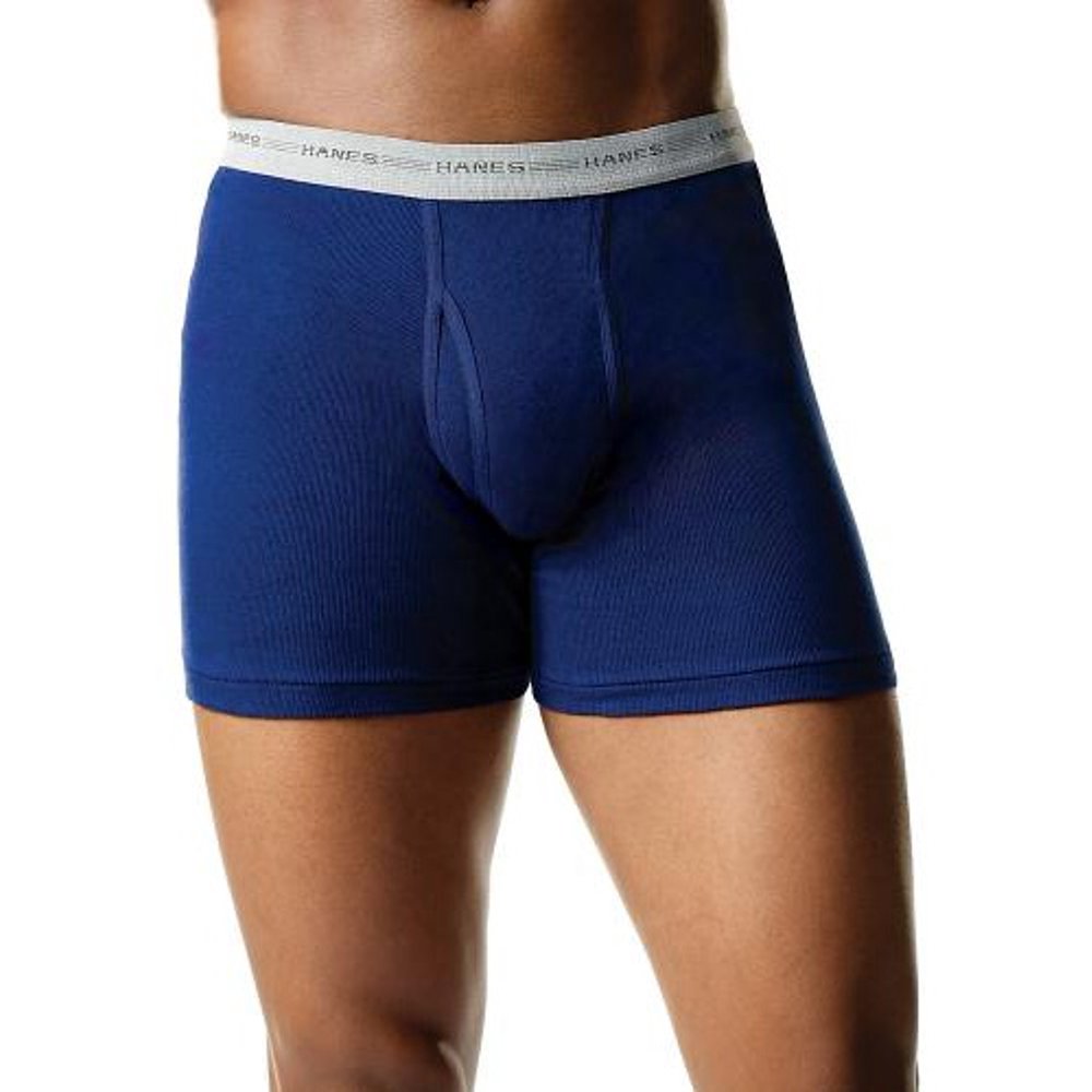 Hanes Hanes Men's Assorted Blues Boxer Brief P2