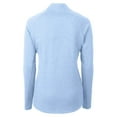 thumbnail image 3 of Women's Cutter & Buck Heather Carolina Blue North Carolina Tar Heels Vault Adapt Eco Knit Heather Recycled Full-Zip, 3 of 3