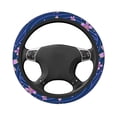 thumbnail image 3 of LNWH Car Steering Wheel Cover，Thickened Wear-Resistant Car Steering Wheel Cover Universal Fits Most Cars-Blue Flower Pattern, 3 of 8
