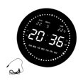 thumbnail image 3 of veasfak LED Digital Clock Calendar Multipurpose Desktop Clock for Mall School Office White Digital, 3 of 9