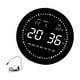 thumbnail image 3 of Reloj Digital LED Macarena despertador redondo calendario cronometraje preciso reloj de escritorio pared para vestíbulos escolares, 3 of 8