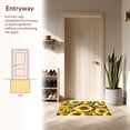 thumbnail image 3 of ODIKA 5'x7' Machine Washable Non-Slip Area Rug, Playful Nature Inspired Round Motif High Traffic Rug, Yellow, 28928, 3 of 7