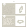 thumbnail image 2 of sweethay Cintas brillantes Envoltura de regalos Piezas de artesanía Accesorio de boda blanco Type3 NO3 sweethay HA060888-01B, 2 of 6