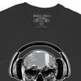 thumbnail image 3 of Headphones On Do Not Disturb Muscle Skullz Men's T-Shirt (Small), 3 of 4