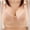 Beige, variant on VBVC Womens Plus Size Bras Embroidered Glossy Comfortable Breathable Bra Underwear No Rims
