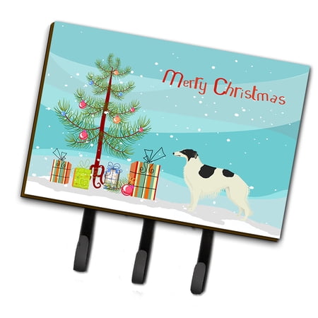 Borzoi Christmas Tree Leash or Key Holder