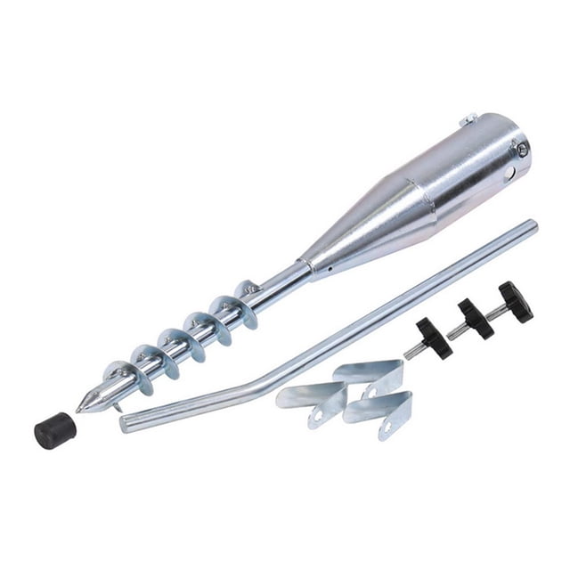 Langgg Support de Base pour Parasol, Piquets de Sable, Construction Durable et Ancrage de Sable en Métal