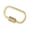 Gold, variant on Cubic Zirconia Carabiner Clasp Charm Versatile Rhinestones Brooch Pin Pendant Necklace Connector Jewelry Accessories