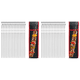 thumbnail image 1 of Brochetas Kabob Barbacoa De Acero Inoxidable Accesorios De Cocina Planos 16 Piezas, 1 of 9