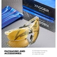 thumbnail image 5 of Xagger Polarized Lightweight UV400 Wrap Around Sport Sunglasses for Men Women Baseball Softball Running Glasses, 5 of 6