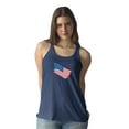 thumbnail image 2 of American Flag  Art Racerback Tank Women -Image by Shutterstock, Female XX-Large, 2 of 4