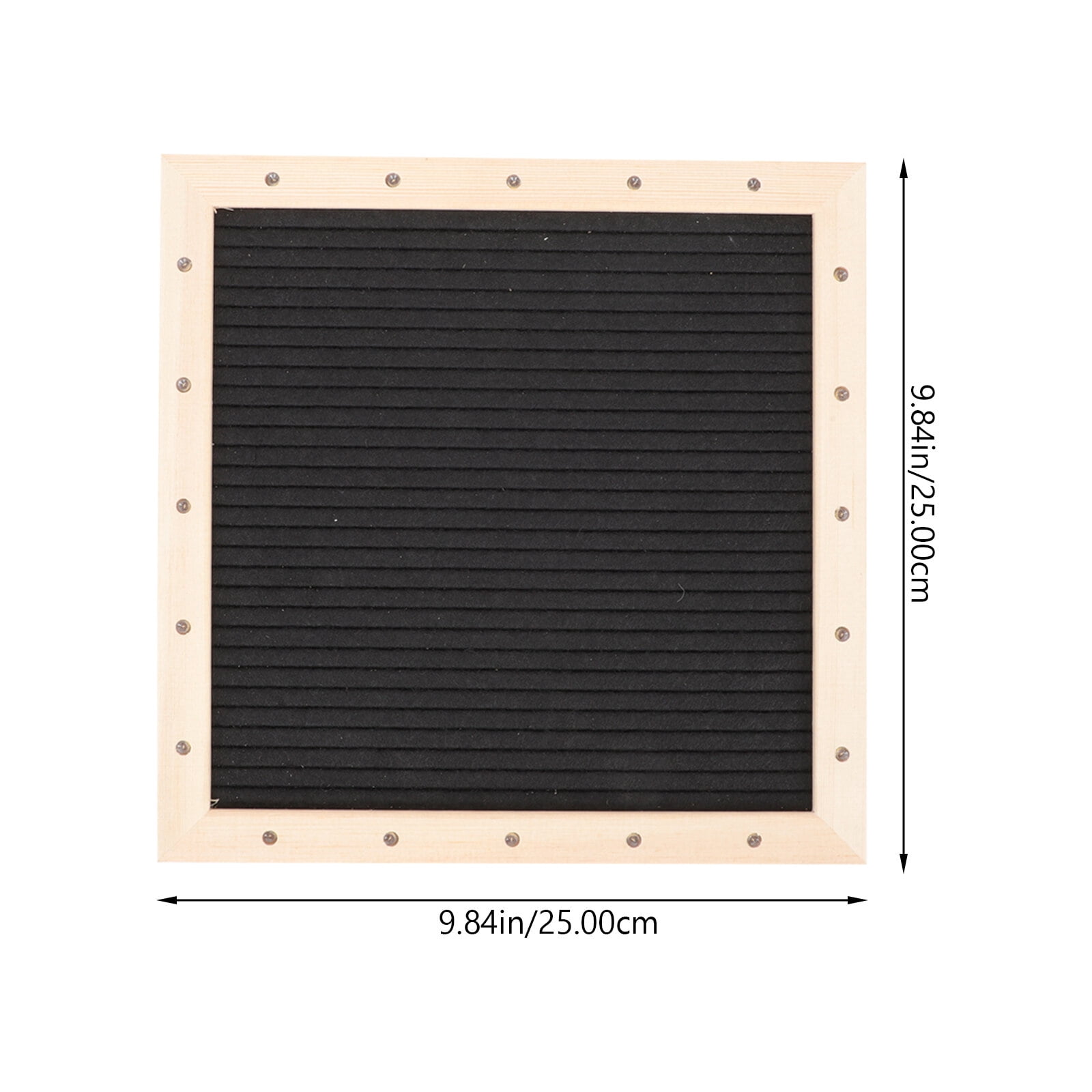 IBASETOY Wooden Letter Board with LED Lights Multifunctional Message Board for Baby Announcements
