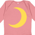 thumbnail image 4 of Inktastic Cute Yellow Moon Boys or Girls Long Sleeve Baby Bodysuit, 4 of 5