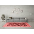 thumbnail image 3 of Ahgly Company Indoor Rectangle Oriental Red Traditional Area Rugs, 7' x 9', 3 of 4