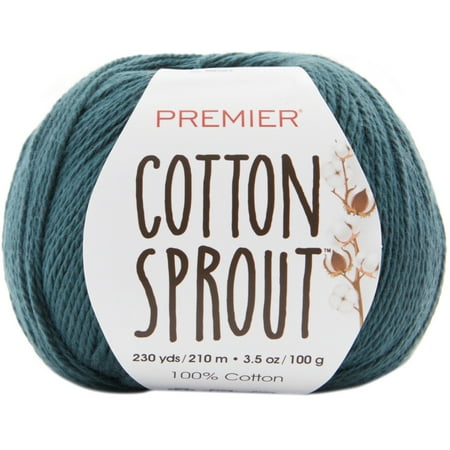 UPC: 0847652095844 | Premier Yarns Cotton Sprout Yarn-Hunter Green