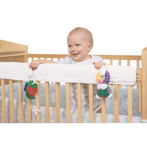 Easy Crib Teether Rail Cover Ivory