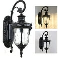 thumbnail image 7 of FETCOI, Outdoor Wall Lights  Fixtures Wall Lantern Waterproof Sconce Porch Lights Wall Mount (Black), 7 of 7