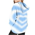 thumbnail image 4 of Kids Tie Dye Hoodies Sweatshirt Boys Girls Heart Print Hooded Pullover Shirt with Kangaroo Pocket Valentine's Day Hoodies, 4 of 6