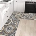 thumbnail image 2 of Boho Kitchen Rugs Set of 2 Anti Fatigue Mats for Kitchen Floor Cushioned Kitchen Rugs and Mats Non Skid Waterproof Kitchen Runner Comfort Standing Mat, 2 of 6