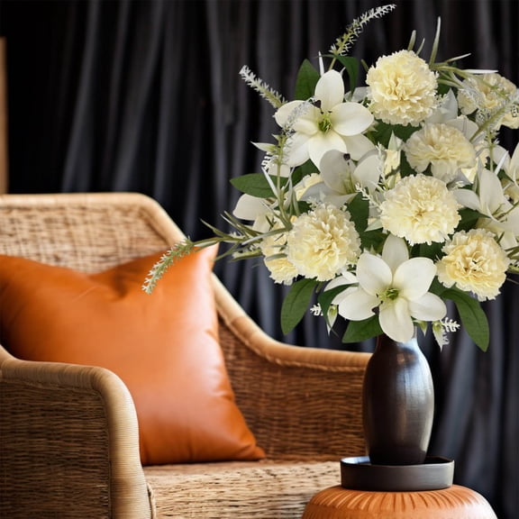 WZXPWT Imitation Artificial Home Decoration Wedding Handheld Flower Wall Artificial Floral Arrangement (Vase Not Included)