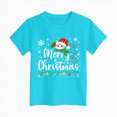 thumbnail image 5 of TOWED22 Girls Christmas T-Shirt Christmas Funny Graphic Casual T Shirts Xmas Gifts Christmas Party Outfits, 5 of 6