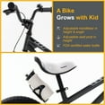 thumbnail image 4 of RoyalBaby Freestyle Outdoor Kid's Bicycle with Training Wheels, 14 Inch, Black, 4 of 9