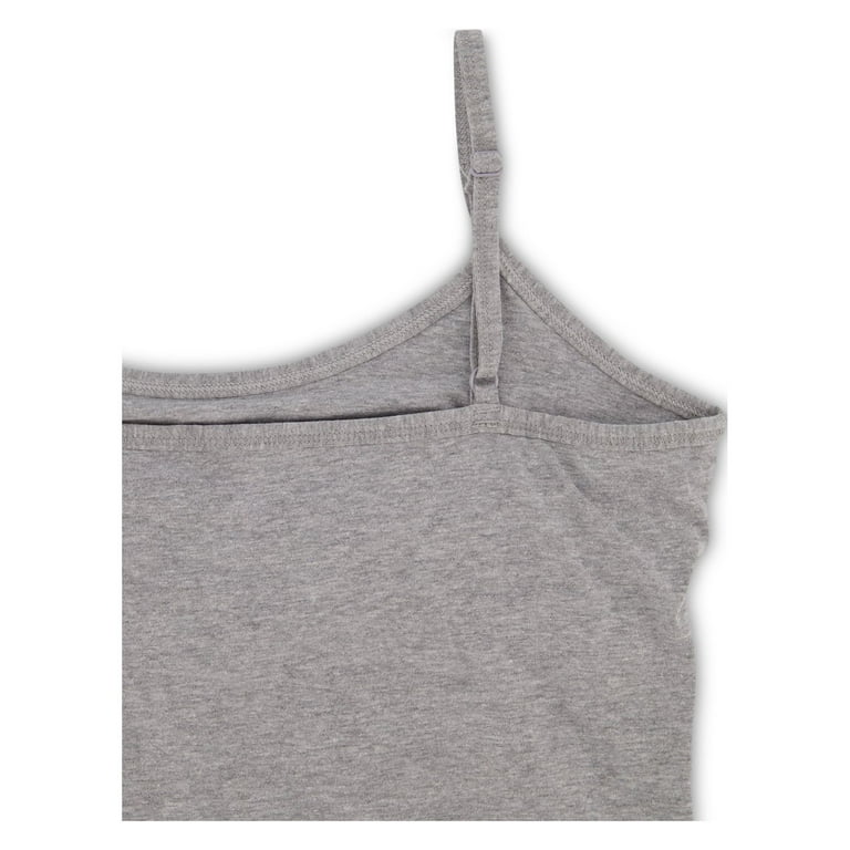 Best Fitting Panty Cotton Scoop Neck Camisole Adjustable Spaghetti Strap Tank Top 3 Pack