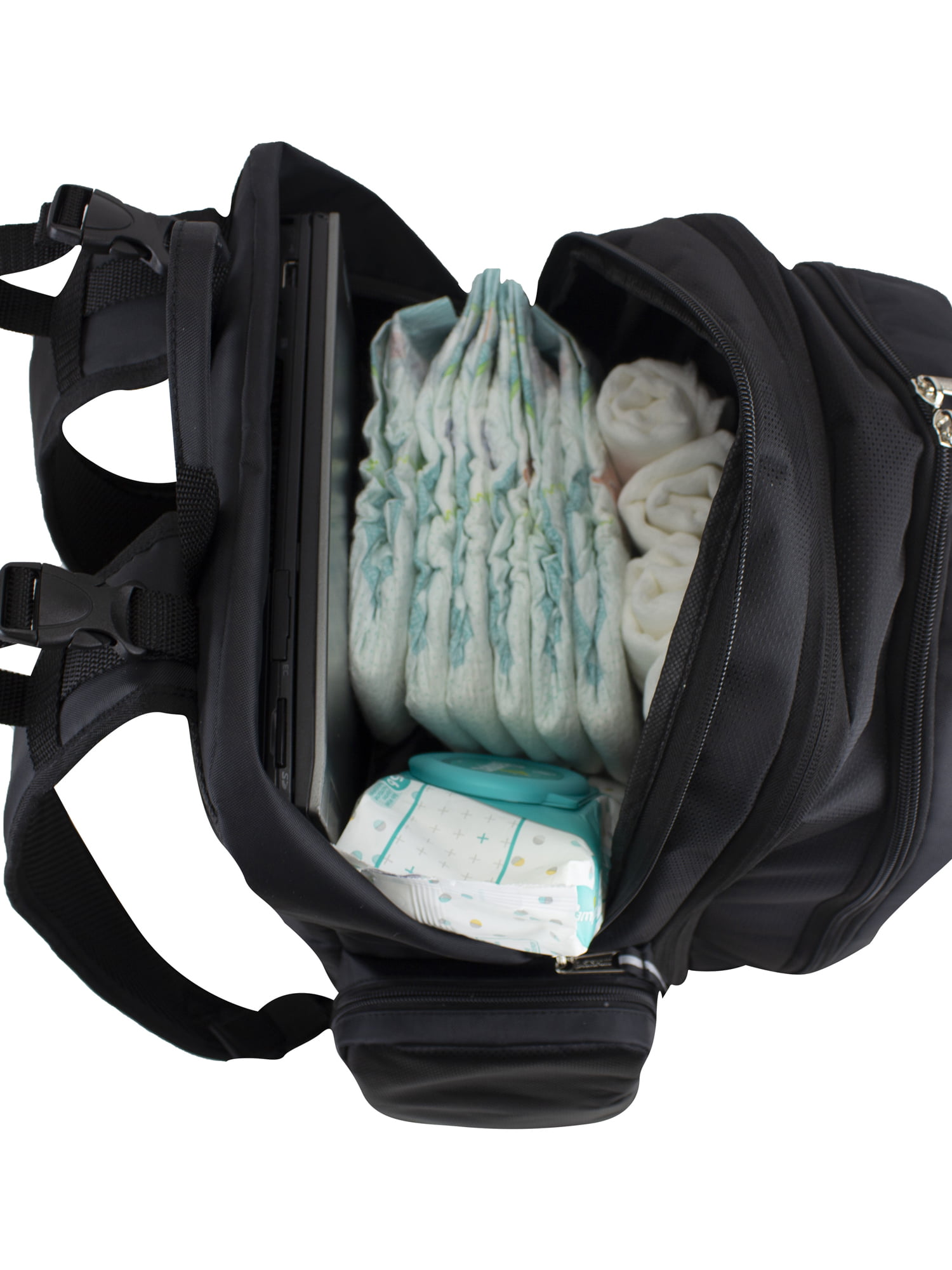 Eastsport Madison Diaper Backpack with Bonus Changing Pad, Turquoise