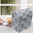 thumbnail image 3 of Winter Stand Mixer Cover, Damask Inspired Classical Flowers Botanical Old Fashioned Foliage Motifs, Kitchen Appliance Organizer Bag Cover with Pockets, 5 Quarts, Grey Pale Blue White, by Ambesonne, 3 of 4