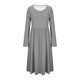 thumbnail image 5 of TaTaai Long Sleeve Round Neck Pocket Dress, Women's Fashion Casual Printed Dress, Breathable Soft Design, Ideal for Fall Winter Daily Club Home Wear Gift, 5 of 5